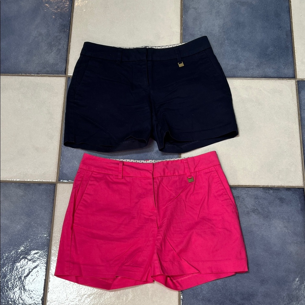 Nautica Women's Navy and Pink Shorts